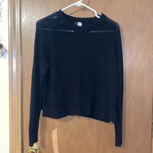 It’s a light sweater, a little see through